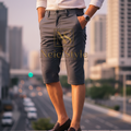 Celana Pendek Pria Premium OSTRITE by NeiciStyle – Semi Formal Stretch Cotton Shorts